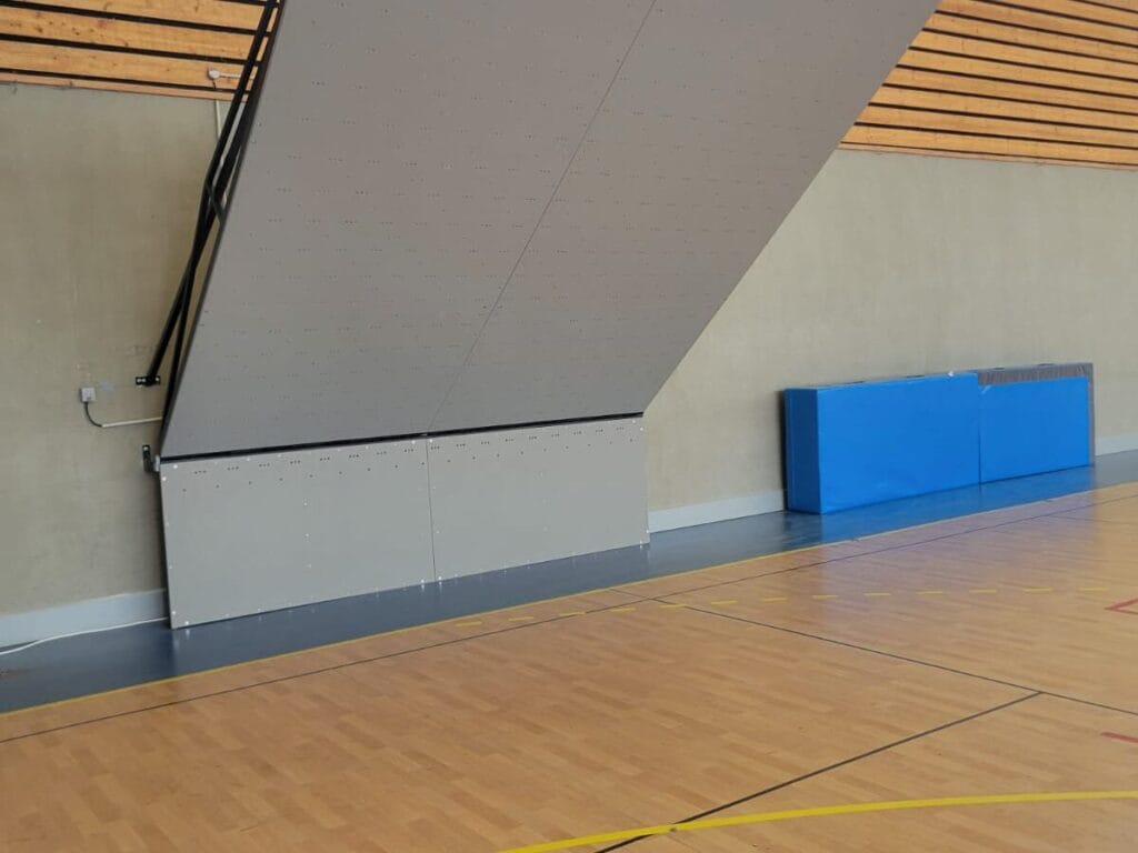 Killer board bleu aménagement salle de sport - Collège Jean D'Alamont
