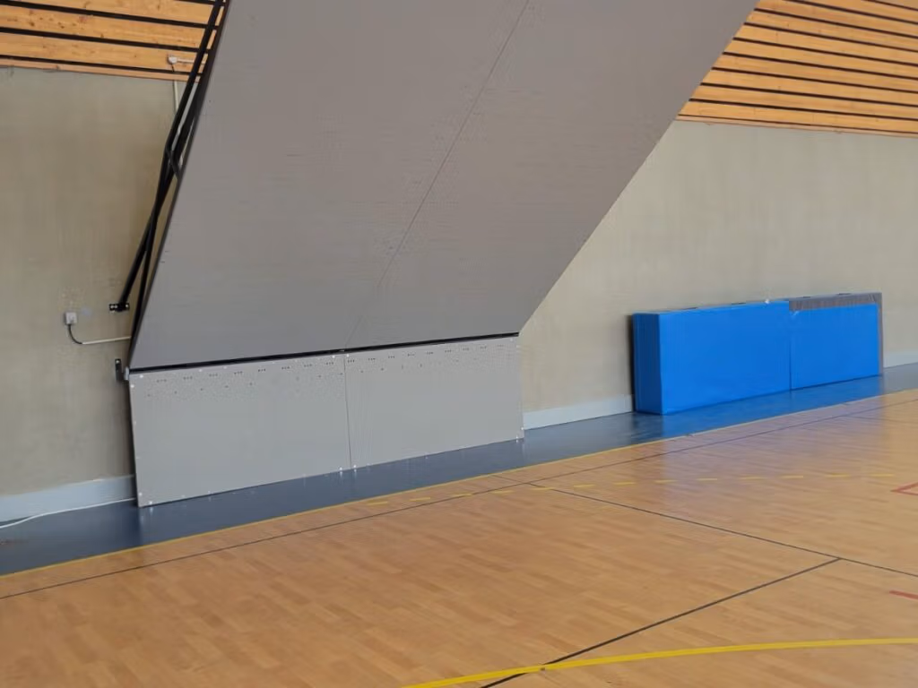Killer board bleu aménagement salle de sport - Collège Jean D'Alamont